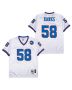 Carl Banks 58 New York Giants Spider Lockhart 43 Patch Throwback Men Jersey – White