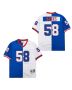 Carl Banks 58 New York Giants Two-Toned Throwback Men Jersey – Blue/White