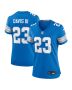 Carlton Davis III 23 Detroit Lions Women’s Game Jersey – Blue