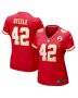 Carson Steele 42 Kansas City Chiefs Women’s Game Jersey – Red