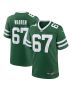 Carter Warren 67 New York Jets Team Game Men Jersey – Legacy Green