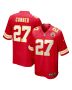 Chamarri Conner 27 Kansas City Chiefs Game Men Jersey – Red
