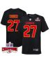 Chamarri Conner 27 Kansas City Chiefs Super Bowl LVIII Champions 4 Stars Patch Fashion Game YOUTH Jersey – Carbon Black
