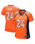 Champ Bailey 24 Denver Broncos Women Game Retired Jersey – Orange