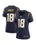 Charlie Joiner 18 Los Angeles Chargers Women Retired Jersey – Navy