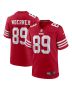 Charlie Woerner 89 San Francisco 49ers Game Men Jersey – Scarlet