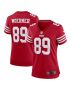 Charlie Woerner 89 San Francisco 49ers Women Game Jersey – Scarlet