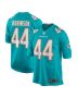 Chop Robinson 44 Miami Dolphins Game Men Jersey – Aqua