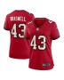 Chris Braswell 43 Tampa Bay Buccaneers Women’s Game Jersey – Red