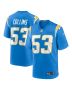 Chris Collins 53 Los Angeles Chargers Team Game Men Jersey – Powder Blue