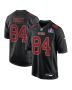 Chris Conley 84 San Francisco 49ers Super Bowl LVIII Patch Fashion Game Men Jersey – Carbon Black