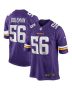 Chris Doleman 56 Minnesota Vikings Men Game Retired Jersey – Purple