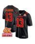 Chris Oladokun 13 Kansas City Chiefs Super Bowl LVIII Champions 4X Fashion Game Men Jersey – Carbon Black