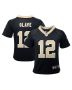 Chris Olave 12 New Orleans Saints Game YOUTH Jersey – Black
