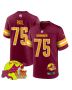 Chris Paul 75 Washington Commanders Super Bowl LIX New Orleans Patch Game Men Jersey – Burgundy