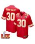 Chris Roland-Wallace #30 Kansas City Chiefs Super Bowl LIX Jersey – Men’s – Red