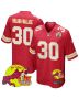 Chris Roland-Wallace 30 Kansas City Chiefs Super Bowl LIX New Orleans Patch Game Men Jersey – Red