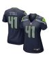 Chris Stoll 41 Seattle Seahawks Women’s Team Game Jersey – College Navy