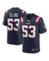 Christian Elliss 53 New England Patriots Team Game Men Jersey – Navy