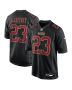 Christian McCaffrey 23 San Francisco 49ers Fashion Game Men Jersey – Carbon Black