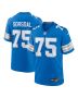 Colby Sorsdal 75 Detroit Lions Team Game Men Jersey – Blue