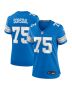 Colby Sorsdal 75 Detroit Lions Women’s Team Game Jersey – Blue