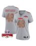Cole Christiansen 48 Kansas City Chiefs Super Bowl LVIII Champions 4 Stars Patch Atmosphere Fashion Game Women Jersey – Gray