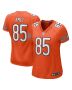 Cole Kmet 85 Chicago Bears Women Alternate Game Jersey – Orange