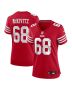 Colton McKivitz 68 San Francisco 49ers Women’s Game Jersey – Scarlet