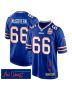 Connor McGovern 66 Buffalo Bills Super Bowl LIX Champions Patch ‘New Orleans – The Ultimate Showdown’ EMBROIDERED Game Men Jersey – Royal
