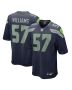 Connor Williams 57 Seattle Seahawks Game Men Jersey – College Navy