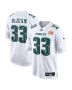 Cooper DeJean 33 Philadelphia Eagles Super Bowl LIX Fashion Game Jersey – Tundra White