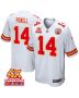 Cornell Powell 14 Kansas City Chiefs Super Bowl LVIII Champions 4X Game Men Jersey – White