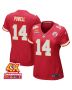 Cornell Powell 14 Kansas City Chiefs Super Bowl LVIII Champions 4X Game Women Jersey – Red