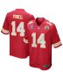 Cornell Powell 14 Kansas City Chiefs Super Bowl LVIII Patch Game Men Jersey – Red