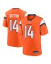 Courtland Sutton 14 Denver Broncos Game Men Jersey – Orange