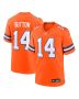 Courtland Sutton 14 Denver Broncos Mile High Collection 1977 Throwback Player Game Men Jersey – Orange