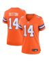 Courtland Sutton 14 Denver Broncos Women’s Mile High Collection 1977 Throwback Player Game Jersey – Orange