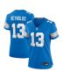 Craig Reynolds 13 Detroit Lions Women’s Team Game Jersey – Blue