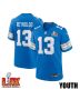 Craig Reynolds #13 Detroit Lions Super Bowl LIX YOUTH Jersey – Blue