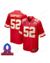Creed Humphrey 52 Kansas City Chiefs 2025 Pro Bowl Patch Game Men Jersey – Red