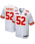 Creed Humphrey 52 Kansas City Chiefs AFC Champions Patch Game Men Jersey – White