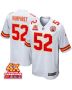 Creed Humphrey 52 Kansas City Chiefs Super Bowl LVIII Champions 4X Game Men Jersey – White