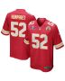 Creed Humphrey 52 Kansas City Chiefs Super Bowl LVIII Patch Game Men Jersey – Red