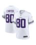 Cris Carter 80 Minnesota Vikings Alternate Retired Player Game Men Jersey – White