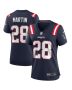 Curtis Martin 28 New England Patriots Women Game Retired Jersey – Navy
