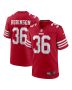 Curtis Robinson 36 San Francisco 49ers Game Men Jersey – Scarlet