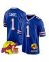Curtis Samuel 1 Buffalo Bills Super Bowl LIX New Orleans Patch Game Men Jersey – Royal