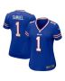 Curtis Samuel 1 Buffalo Bills Women’s Game Jersey – Royal