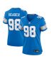 D.J. Reader 98 Detroit Lions Women Team Game Jersey – Blue